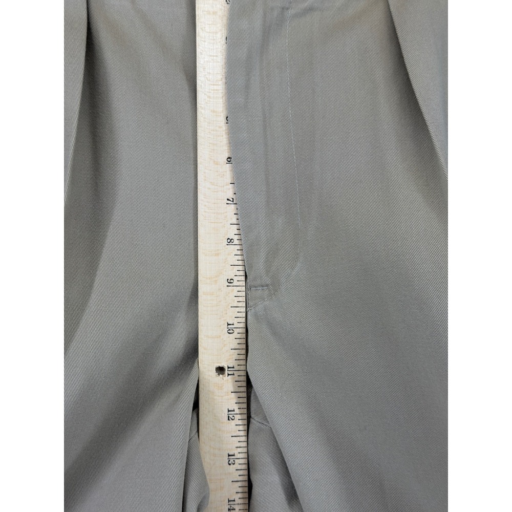 Bills Khakis M1 Pleated Trousers Mens 35 Khaki Tan Cotton Made in USA Cuffed - Picture 10 of 15